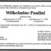 Roth Wilhelmine 1912-1992 Todesanzeige